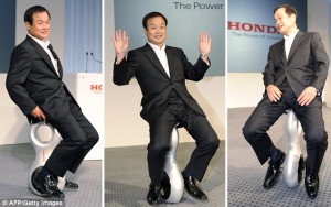Honda Unicycle Yeah ... looks real comfortable alright ...
