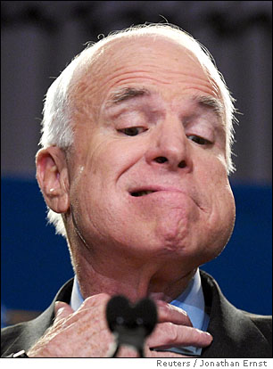 john mccain tongue. John McCain, presidential